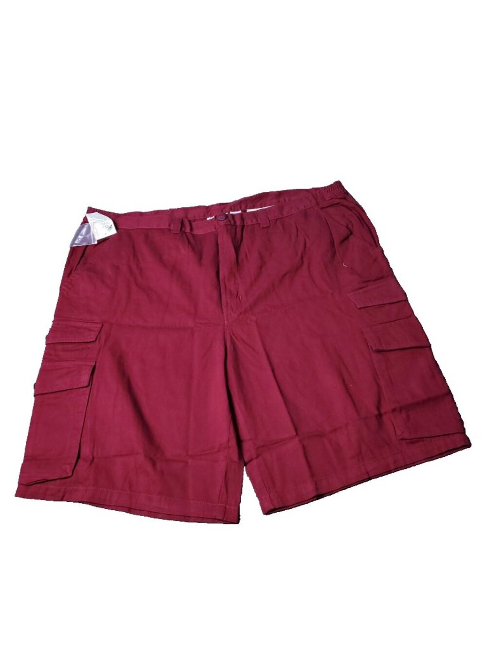 KINGSIZE Cargo Shorts Mens 50 Big Tall Magenta Cotton Chino RL Khaki LL Elastic